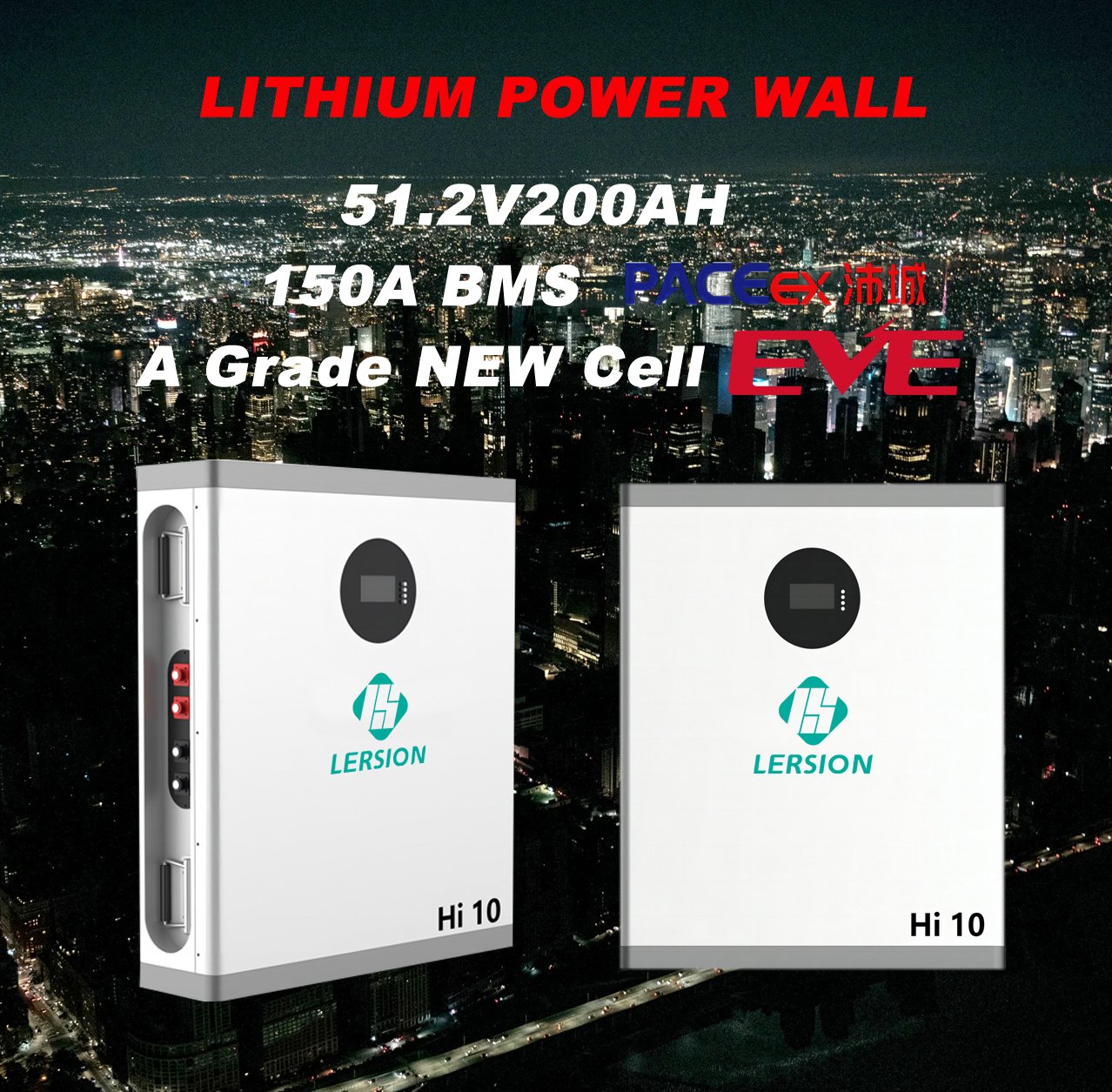 Hi 10 lithium power wall